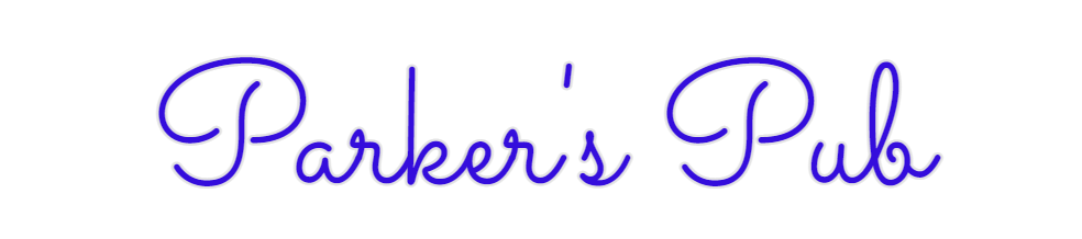 Custom Neon: Parker's Pub