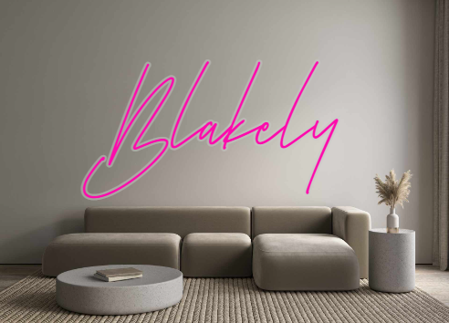 Custom Neon: Blakely