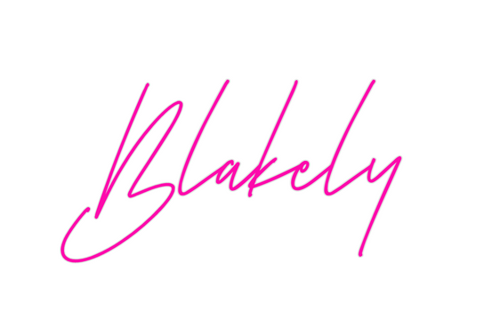 Custom Neon: Blakely