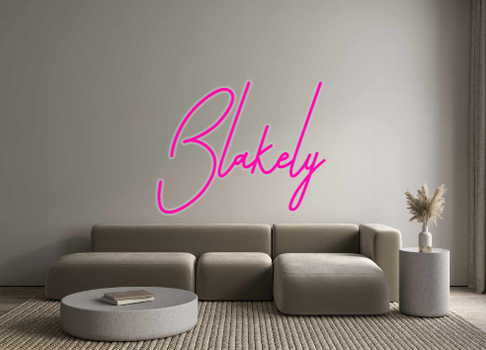 Custom Neon: Blakely