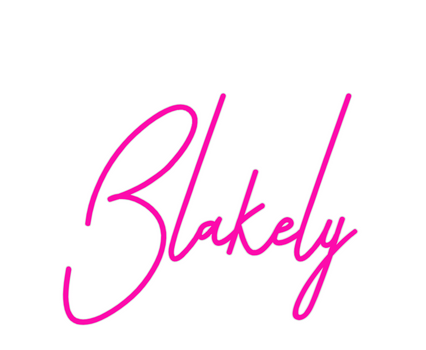 Custom Neon: Blakely