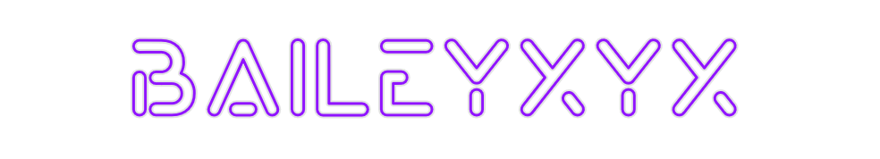 Custom Neon: baileyxyx