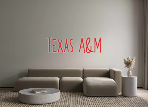 Custom Neon: Texas A&M