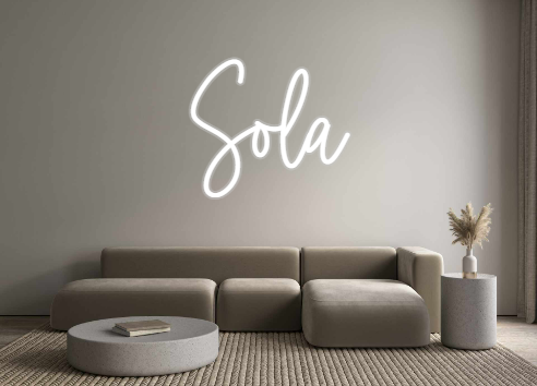 Custom Neon: Sola