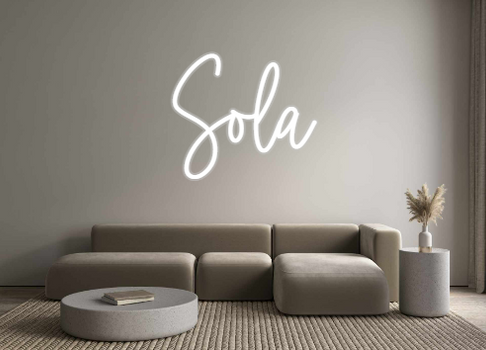 Custom Neon: Sola