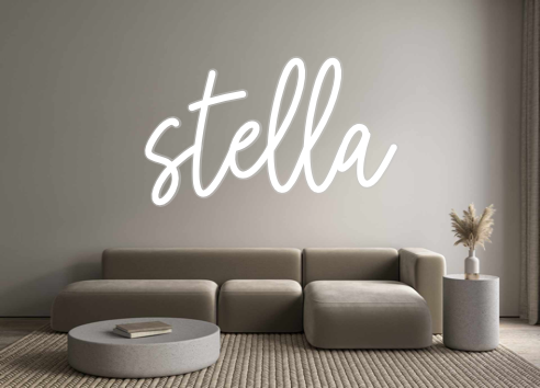 Custom Neon: stella