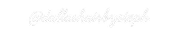 Custom Neon: @dallashairby...