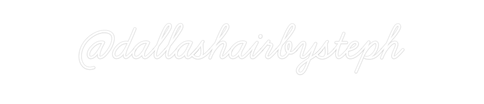 Custom Neon: @dallashairby...