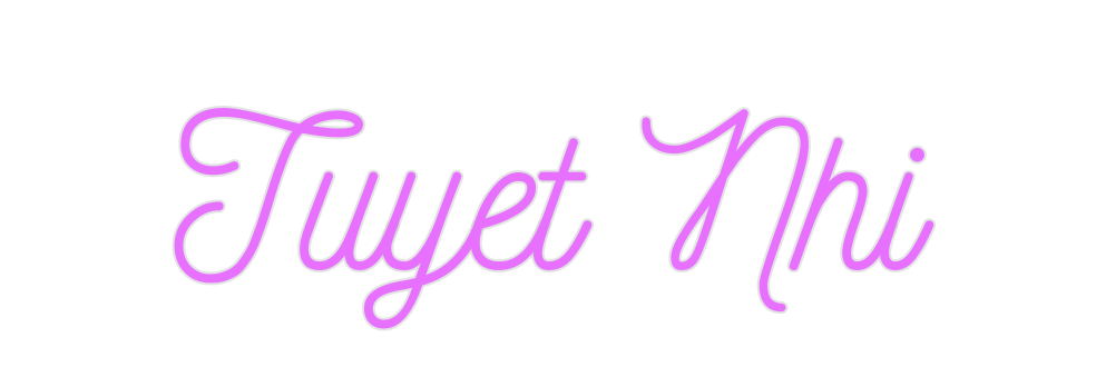 Custom Neon: Tuyet Nhi