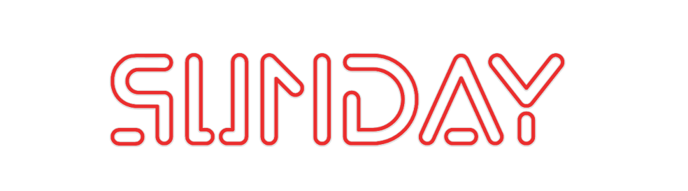 Custom Neon: SUNDAY