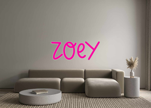Custom Neon: Zoey