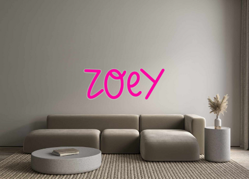 Custom Neon: Zoey