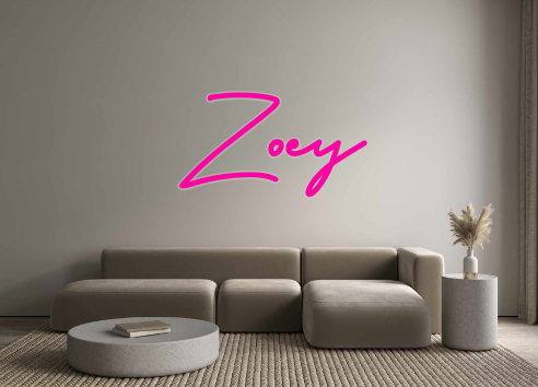 Custom Neon: Zoey