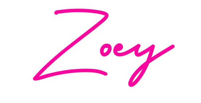 Custom Neon: Zoey