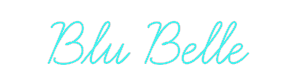 Custom Neon: Blu Belle