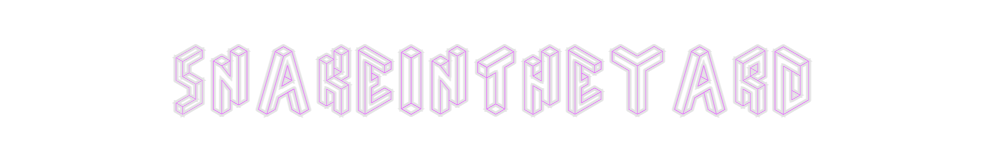 Custom Neon: snakeintheyard