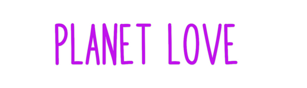 Custom Neon: planet love
