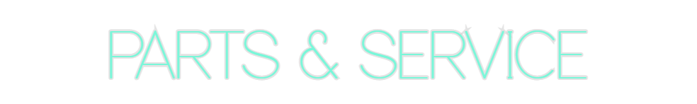 Custom Neon: PARTS & SERVICE