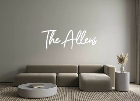 Custom Neon: The Allens