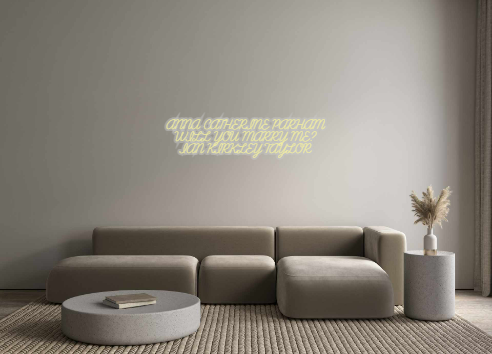 Custom Neon: ANNA CATHERIN...