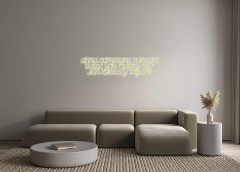 Custom Neon: ANNA CATHERIN...