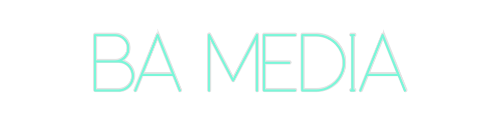 Custom Neon: BA MEDIA