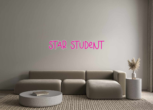 Custom Neon: Star Student