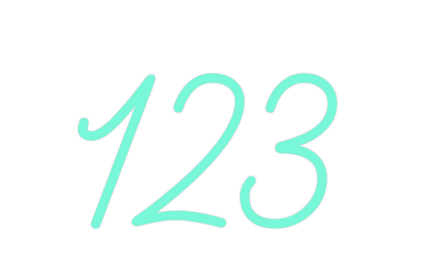 Custom Neon: 123
