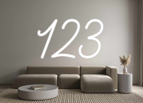 Custom Neon: 123