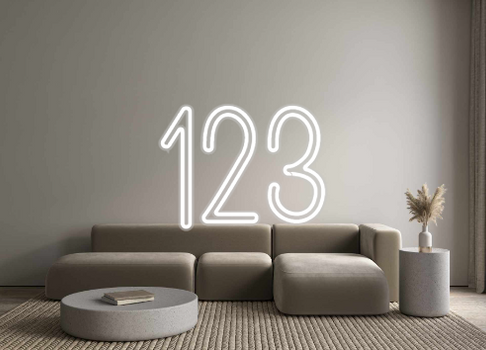Custom Neon: 123