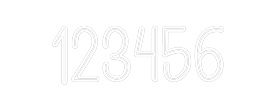 Custom Neon: 123456