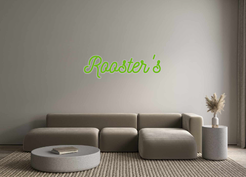 Custom Neon: Rooster's