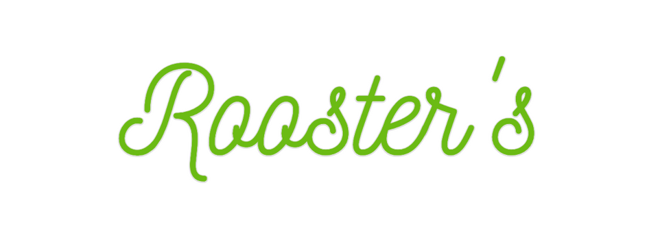 Custom Neon: Rooster's