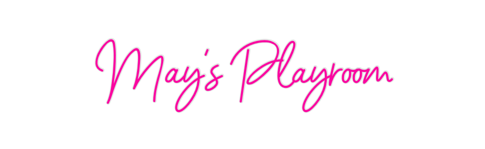 Custom Neon: May’s Playroom