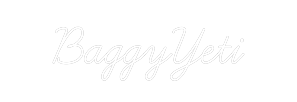 Custom Neon: BaggyYeti