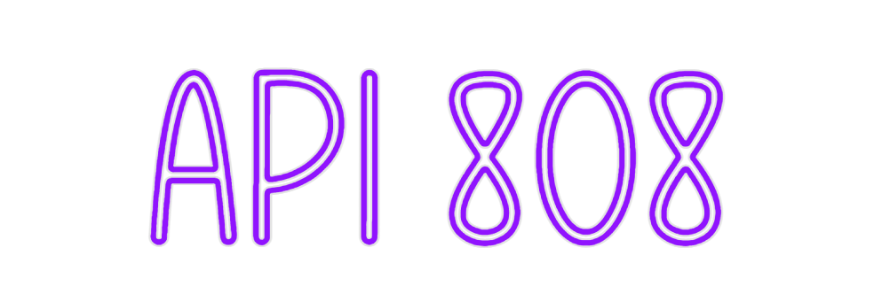 Custom Neon: Api 808