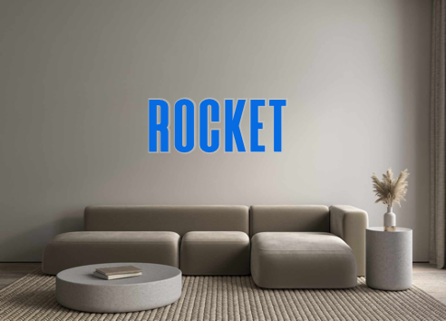 Custom Neon: ROCKET