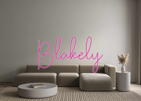 Custom Neon: Blakely