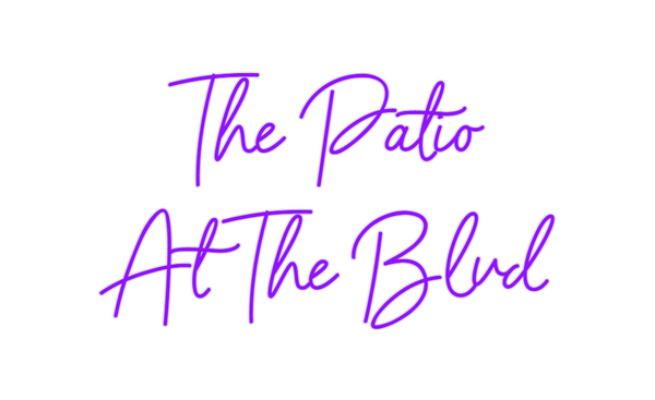 Custom Neon: The Patio
At ...