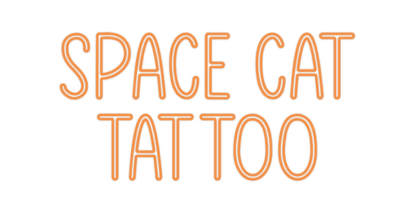 Custom Neon: space cat
tat...