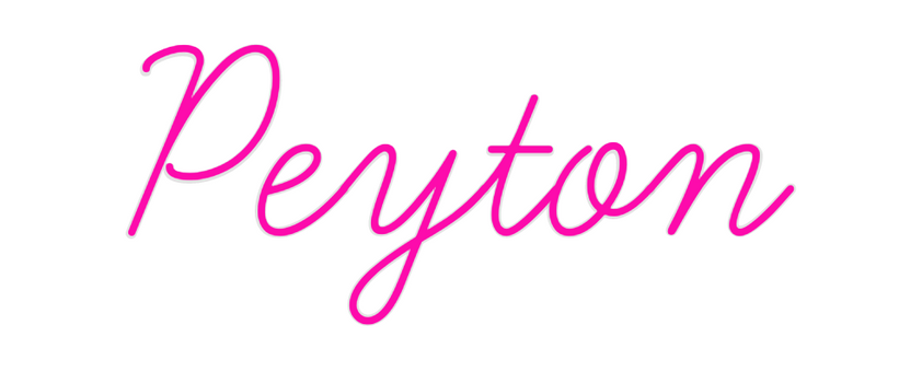 Custom Neon: Peyton