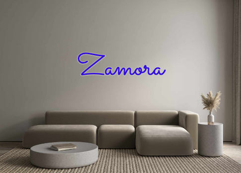 Custom Neon: Zamora