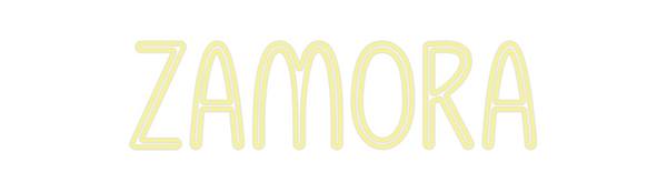 Custom Neon: zamora