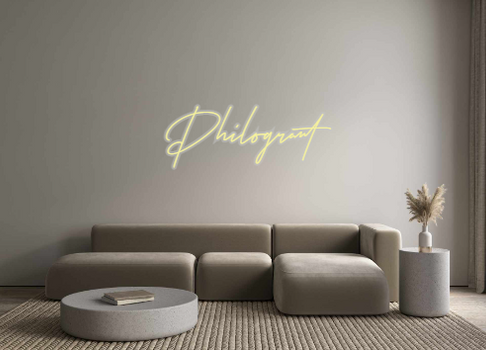 Custom Neon: Philogrant