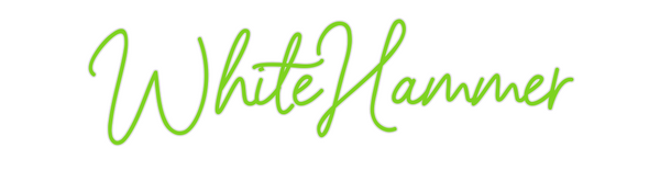 Custom Neon: WhiteHammer