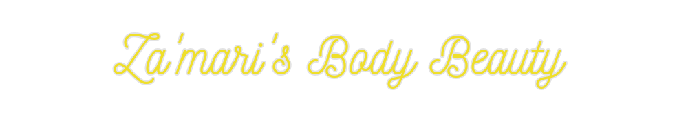 Custom Neon: Za'mari's Bod...