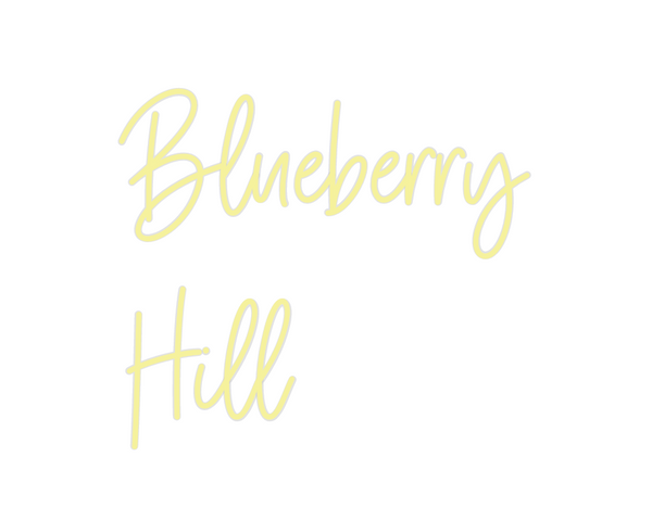 Custom Neon: Blueberry
Hill