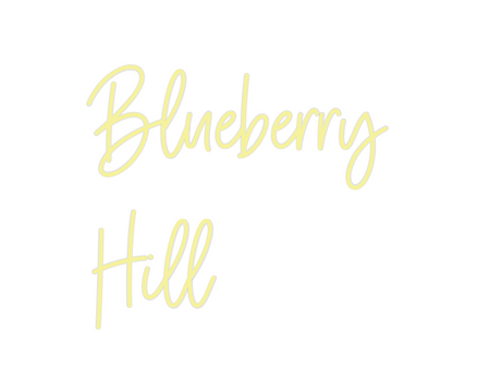 Custom Neon: Blueberry
Hill