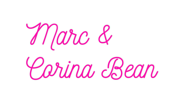 Custom Neon: Marc &
Corina...
