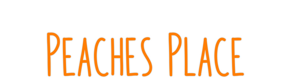 Custom Neon: Peaches Place